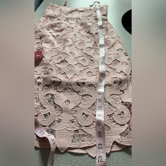 Bardot Pink Rose Lina Lace Dress Size 6 - Picture 13 of 13